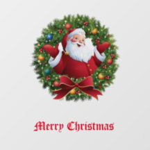 Pegatina de Santa Claus para ventana