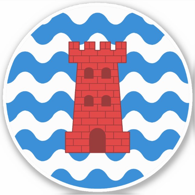Pegatina de SCA Isles Vinyl (Anverso)
