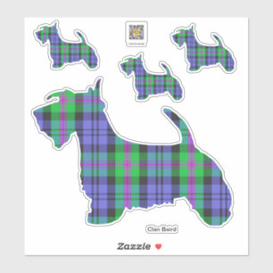 Pegatina de Scottie del Clan Baird