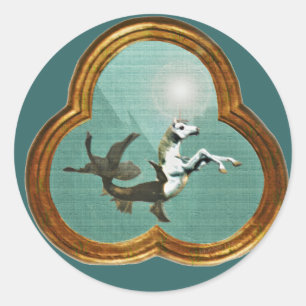 Pegatina de Sea Unicorn