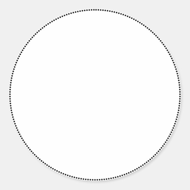 Pegatina de sellado de etiqueta en blanco de punto (Anverso)