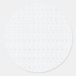 Pegatina de sello de boda de damasco blanco elegan