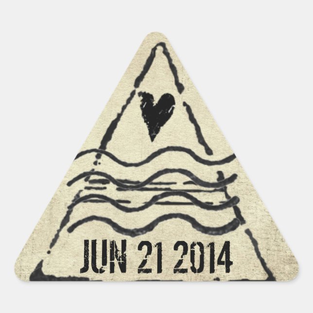 Pegatina de sello de pasaporte con fecha (Anverso)