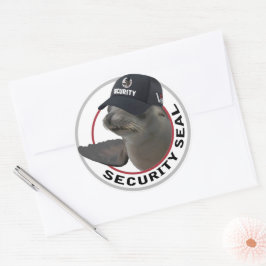 Pegatina de sello de seguridad