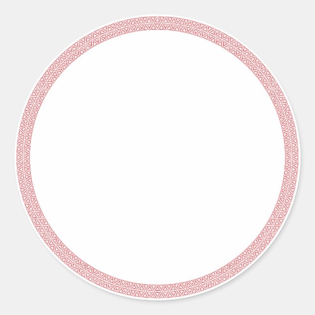 Pegatina de sello de sello de sello rojo de frasco (Anverso)