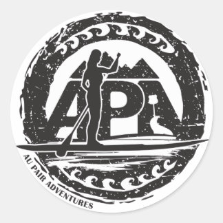 Pegatina de sello negro