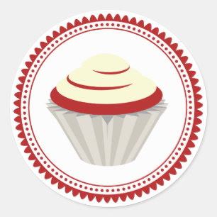 Pegatina de Sello para sobres de tarta de terciope
