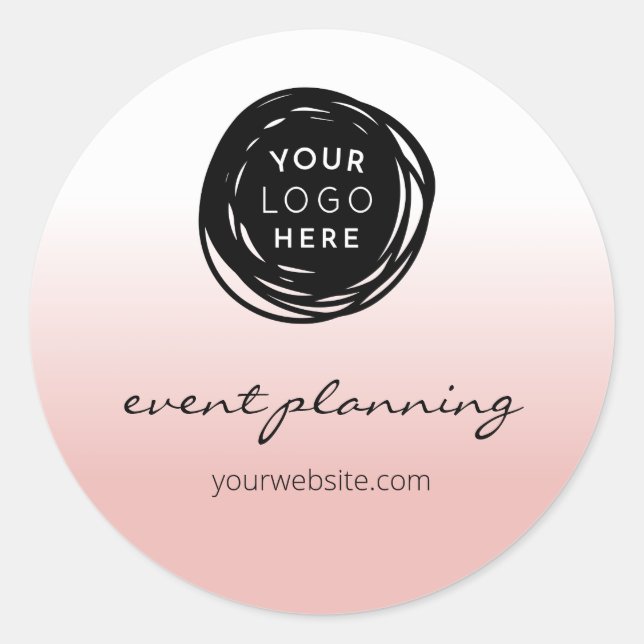 Pegatina de Sello para sobres empresarial Minimali (Anverso)