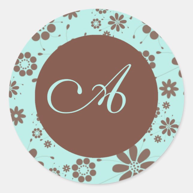 Pegatina de Sello para sobres monograma de Persona (Anverso)