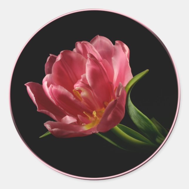 Pegatina de Sello para sobres Tulip de doble Bloom (Anverso)