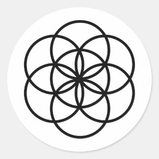 Pegatina de Semilla de la Vida