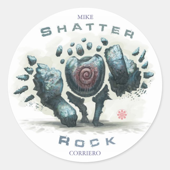 Pegatina de Shatter Rock (Anverso)