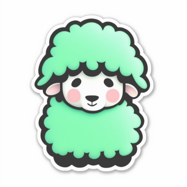 Pegatina de Sheep Classic (Anverso)