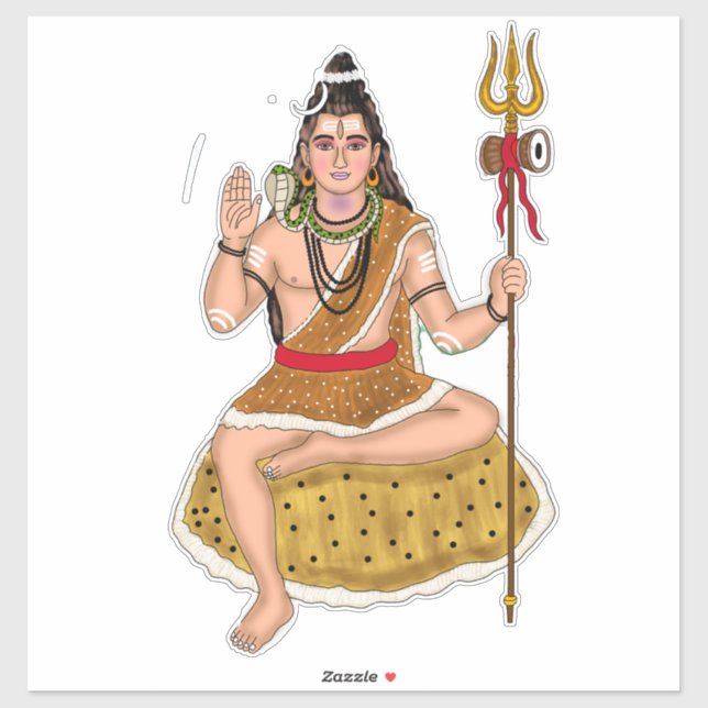 Pegatina de Shiva (Hoja)