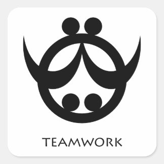 pegatina de Símbolo Adinkra de cooperación