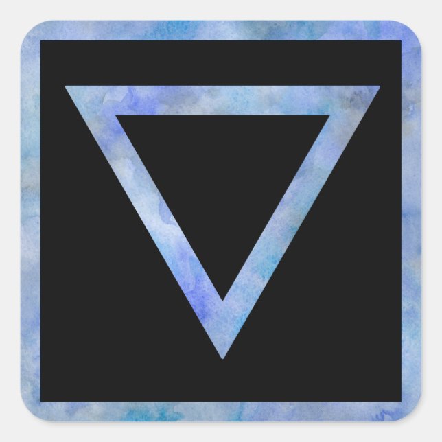 Pegatina de símbolo de agua (Anverso)