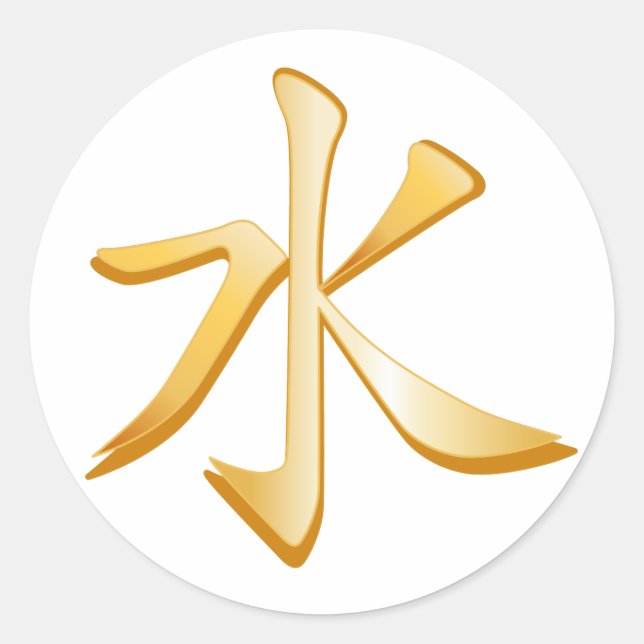 Pegatina de símbolos de confucianismo (Anverso)