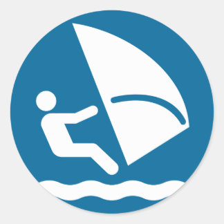 Pegatina de símbolos de windsurf