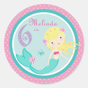 Pegatina de Sirena pequeña