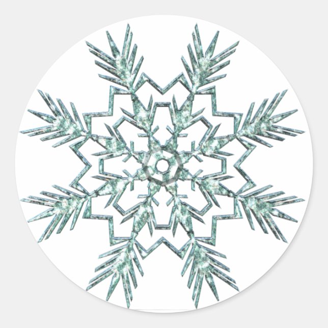 Pegatina de SnowFlake (Anverso)