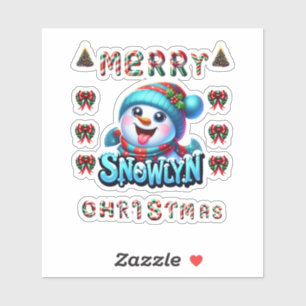 Pegatina De SNOWLYN, Nuevo Personaje De Navidad