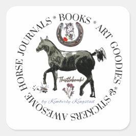 pegatina de sobre de marca thistlebrook