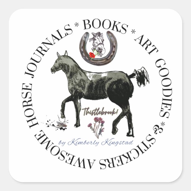 pegatina de sobre de marca thistlebrook (Anverso)