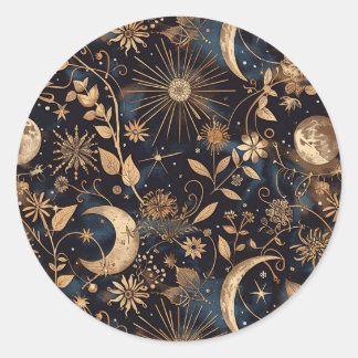 Pegatina de sobres caprichosos en el jardín ilumin