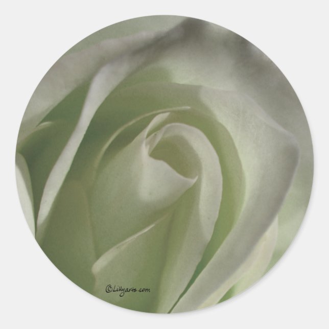 Pegatina de sobres de Boda gris plateado (Anverso)