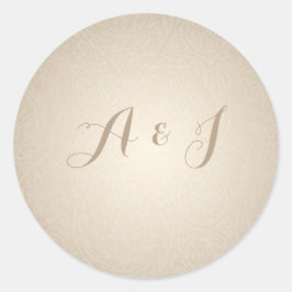 Pegatina de sobres de invitación de boda de diseña