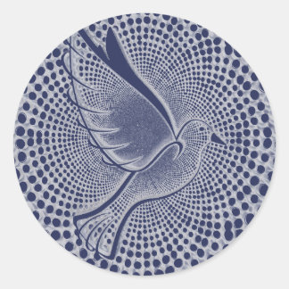 Pegatina de sobres de palo de paz