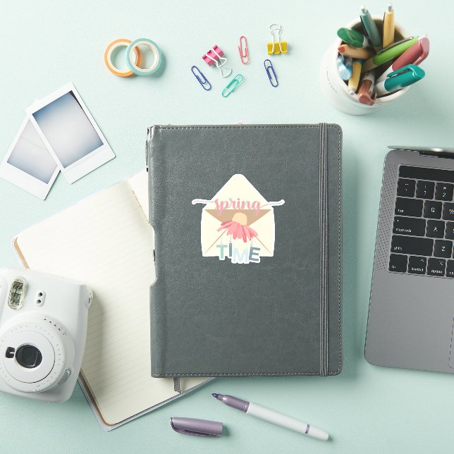Pegatina de sobres florales de primavera (Funda para iPad)