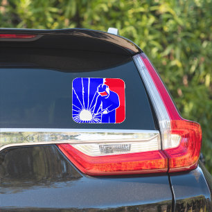 Pegatina de soldadura de la Liga Mayor - regalo de