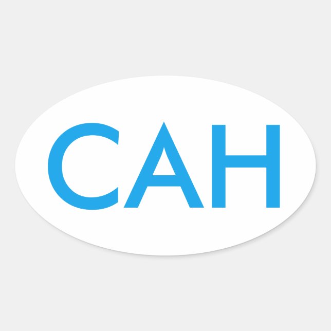 PEGATINA de soporte de CAH (Anverso)