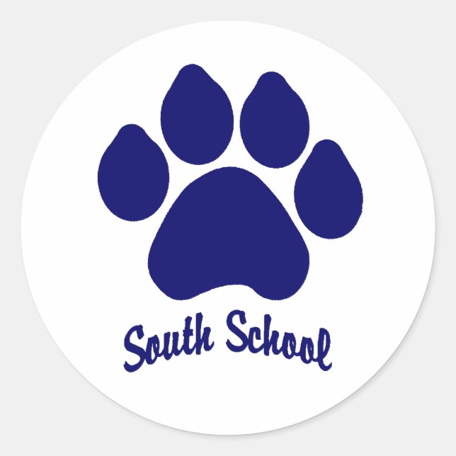 Pegatina de South School Paw (Anverso)