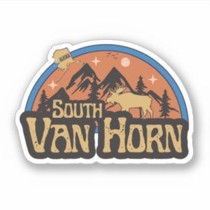 Pegatina de South Van Horn, Alaska