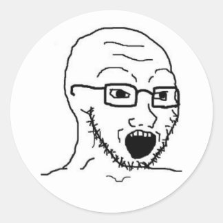 Pegatina de Soyjak wojak