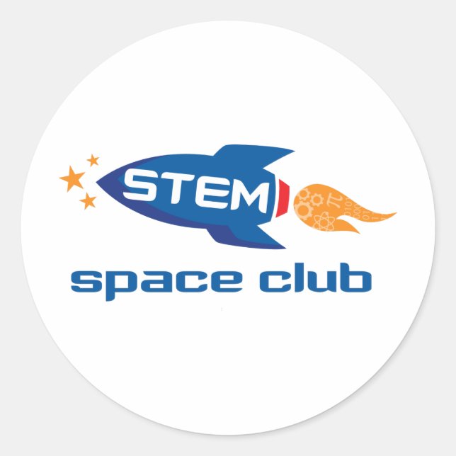 Pegatina de Space Club (Anverso)