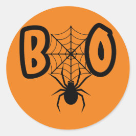 Pegatina de Spider Web Boo Halloween