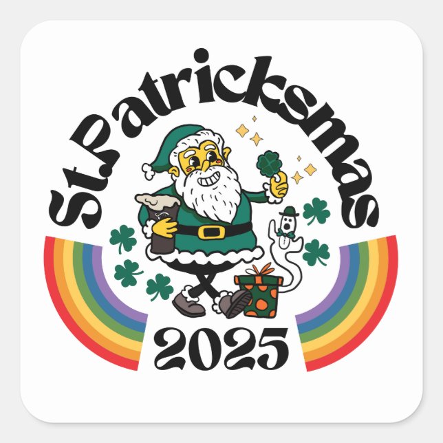 Pegatina de St.Patricksmas 2025 (Anverso)
