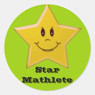 Pegatina de Star Mathlete