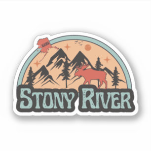 Pegatina de Stony River, Alaska
