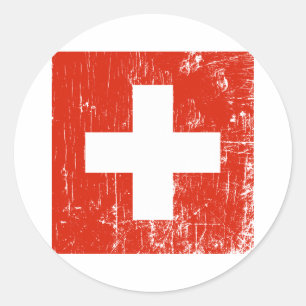 Pegatina de Suiza