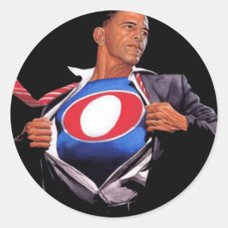 Pegatina de Super Obama