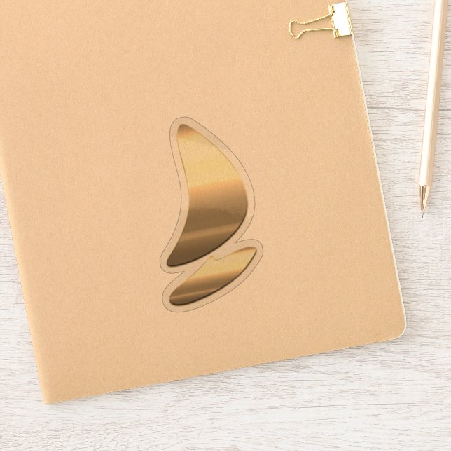 Pegatina de Surfing Gold (Cuaderno)