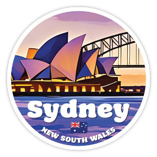 Pegatina de Sydney, NSW Australia
