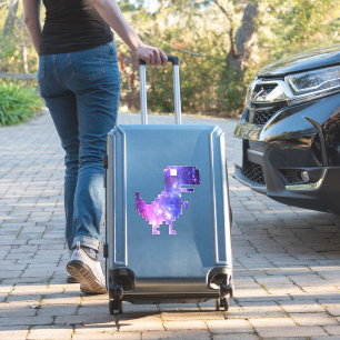 Pegatina de T-Rex Galaxy Chrome