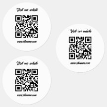 Pegatina de tabla de códigos QR