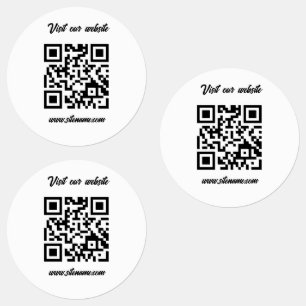 Pegatina de tabla de códigos QR