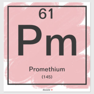 Pegatina de tabla periódica - Prometio